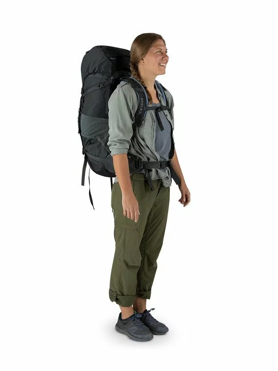 Osprey Kyte 56 Womens Hiking Backpack Siren Grey 3 Osprey Kyte 56 Womens Hiking Backpack Siren Grey - Image 3